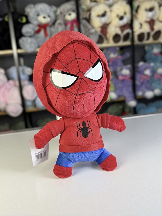 Homem aranha pelúcia 30cm