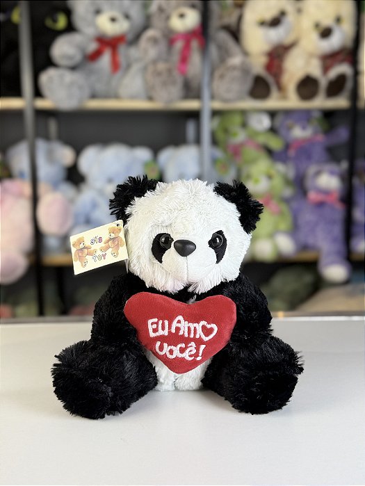 Pelúcia urso panda pequeno 22cm