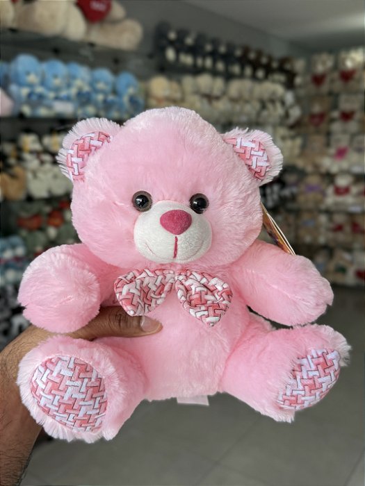 PELUCIA URSO ref. FE6805 rosa -21cm und.