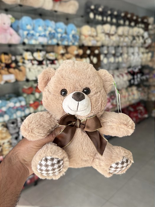 PELUCIA URSO ref. FE7425 marrom -20cm und.