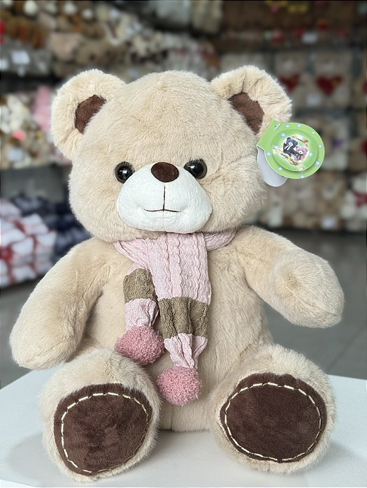 Urso pelúcia VTK-66-6890-30U Bege 30cm