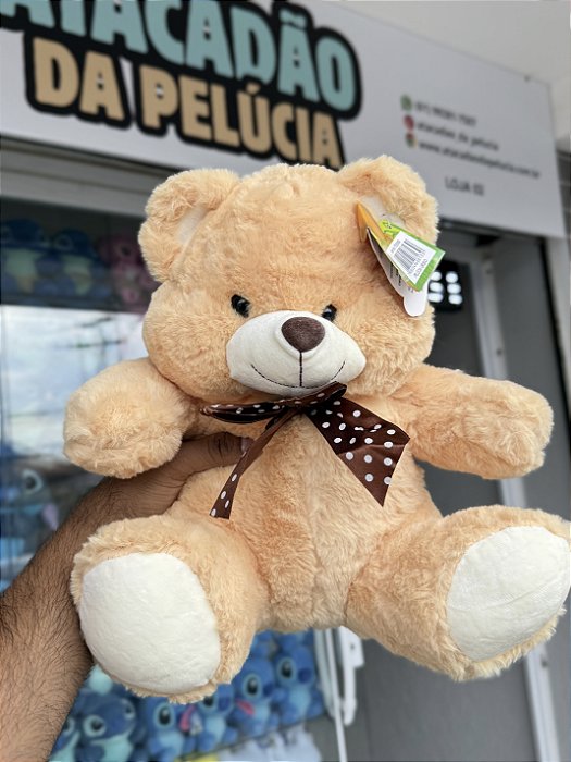 Urso pelúcia amarelo FD5089 -30cm