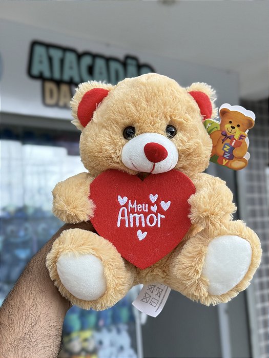 PELUCIA URSO ref. FE7220 amarelo -21cm und.