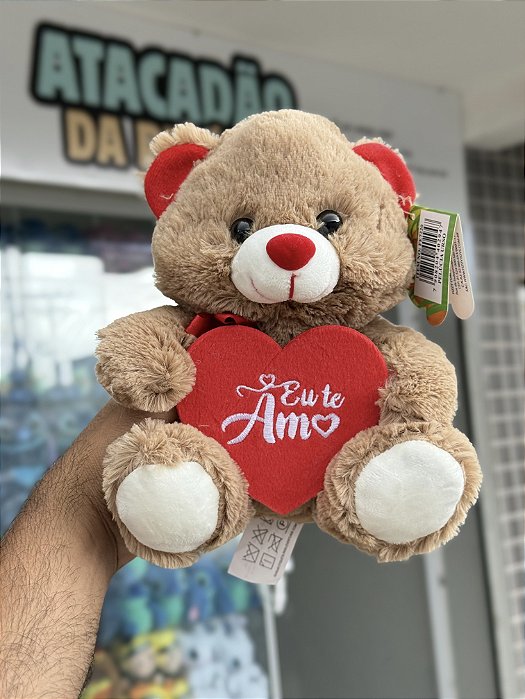 PELUCIA URSO ref. FE7220 MARROM-21cm und.