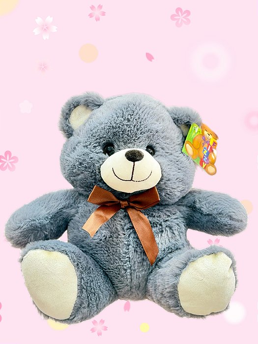 PELUCIA URSO ref. FD5031 CINZA -25cm und.