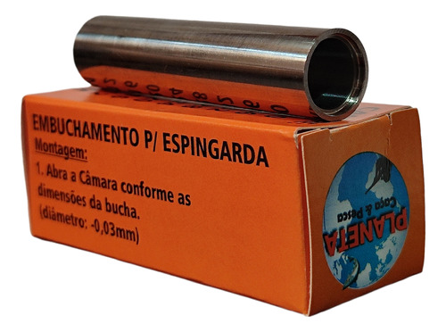 Bucha P/ Embuchamento Calibre 40 (quarentinha) Em Inox