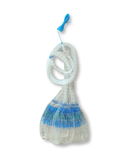 Tarrafa fio 0,60 Malha 3,5 cm nó a nó - Roda de 18m