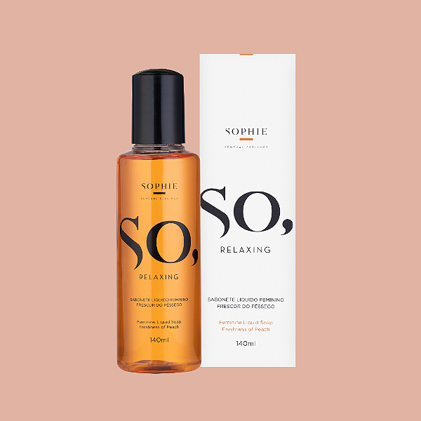 SO RELAXING SABONETE ÍNTIMO FRESCOR DE PÊSSEGO - SOPHIE