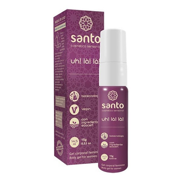 UH LA LÁ GEL EXCITANTE FEMININO – SANTO COSMÉTICOS