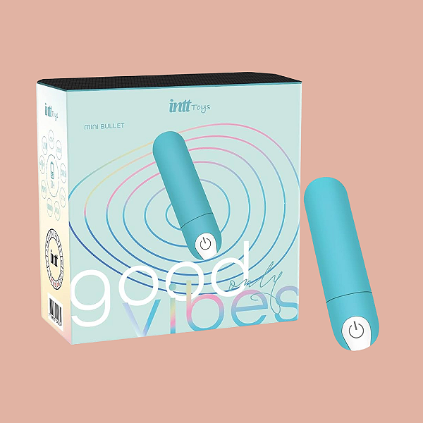 GOOD VIBES BULLET RECARREGÁVEL COM 10 MODOS DE VIBRAÇÃO - INTT