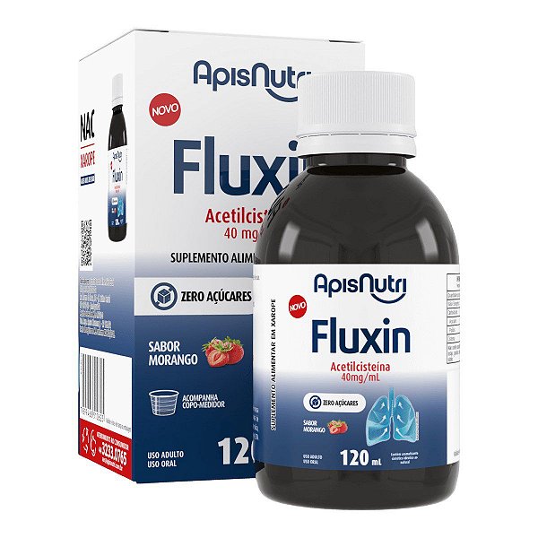 Fluxin Acetilcisteina 40MG/ML 120ML Apisnutri - SV