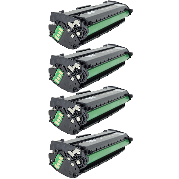 4x Toner Compatível 105a W1105a Com Chip Mfp135a 107w 107a Tinta Preto
