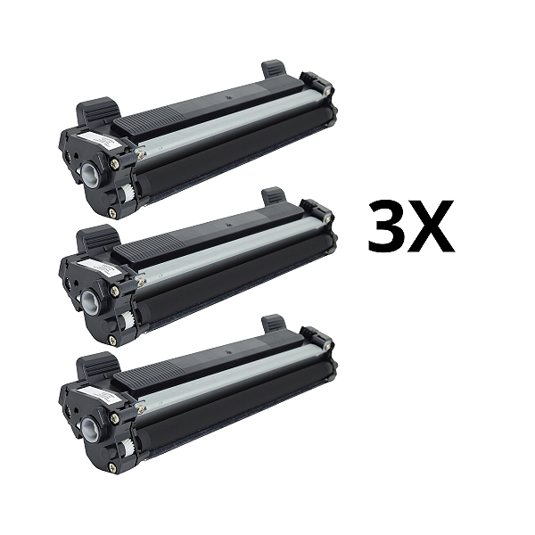 Kit 3 Cartucho De Toner Compatível Brother Tn1000/1060/1075 Tinta Preto
