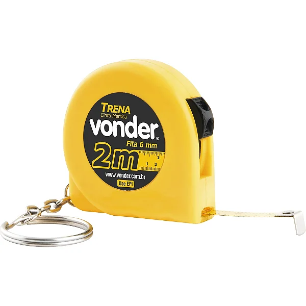 Trena Chaveiro Vonder 2m x 6mm Aço Compacta
