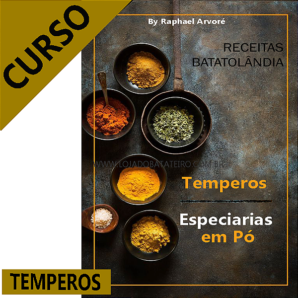 LIVRO DE TEMPEROS PARA BATATA CHIPS EM ATACADO