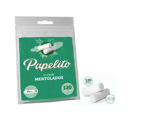 Filtro Menthol Slim 6mm – 120 Unidades