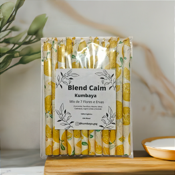 Kumbaya Blend Calm Sabores (Enrolados 12 unidades Limão)