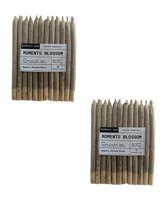 Blend Herbal Moments Blossom - Embalagem com 20 Enrolados Naturais | Kumbaya Enrolados