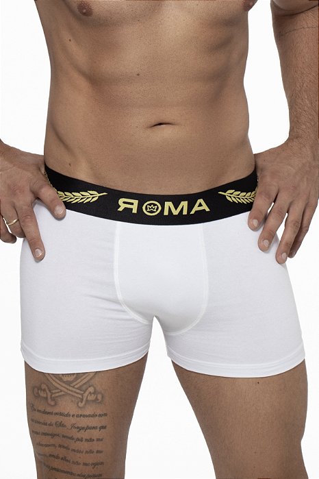 Cueca Boxer  ROMA Ramos Branco