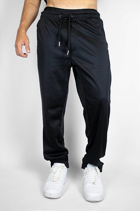 Calça Jogger Flanelada com bolso Masculina Roma Preto