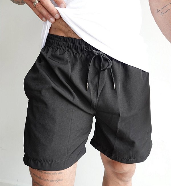 Shorts Curto Masculino Roma - Preto