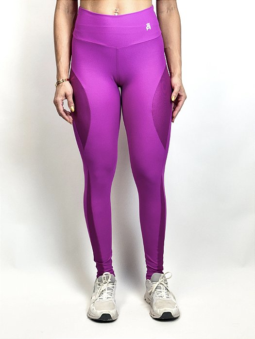 Legging com Recorte Glam Roma - Fucsia