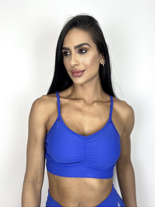 Top de Alcinha Bic Roma - Azul