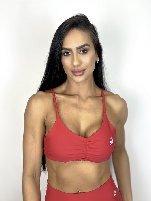 Top de Alcinha Wild Roma - Vermelho
