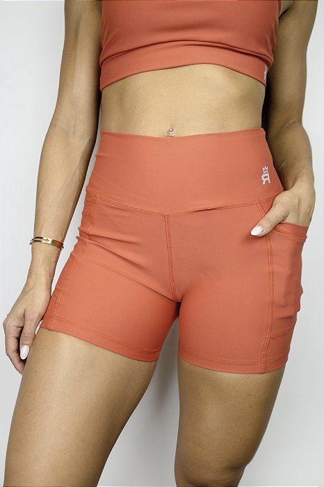 Shorts Curto Roma - Terracota