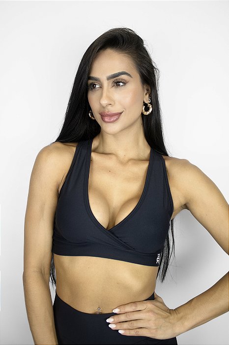 Top de Nadador Roma - Preto