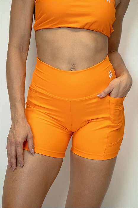 Shorts Curto Roma - Laranja