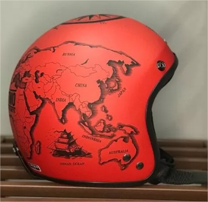 Capacete Big Two Red World