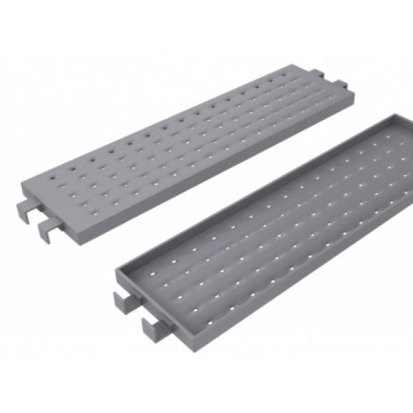 PISO METÁLICO PARA ANDAIME TUBULAR DE 1M