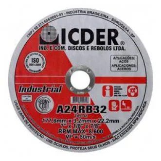 DISCO CORTE 10"  1 FURO DIVERSOS