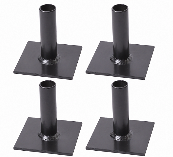 Sapata Fixa para Andaime em aço 10x10x12 Jogo c/4