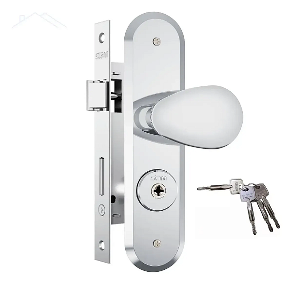 Fechadura STAM Externa 1800/10 tetra inox