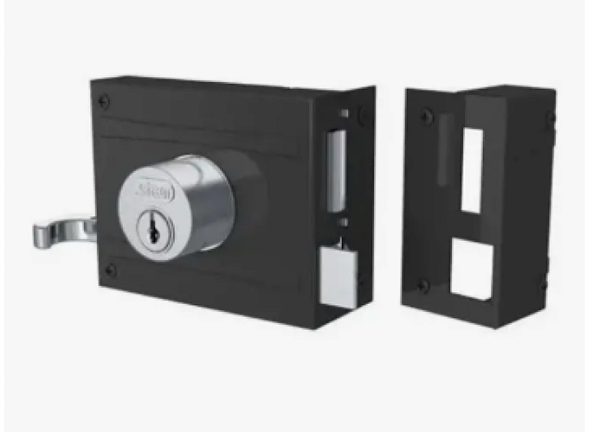 Fechadura STAM 701/100 de sobrepor preta