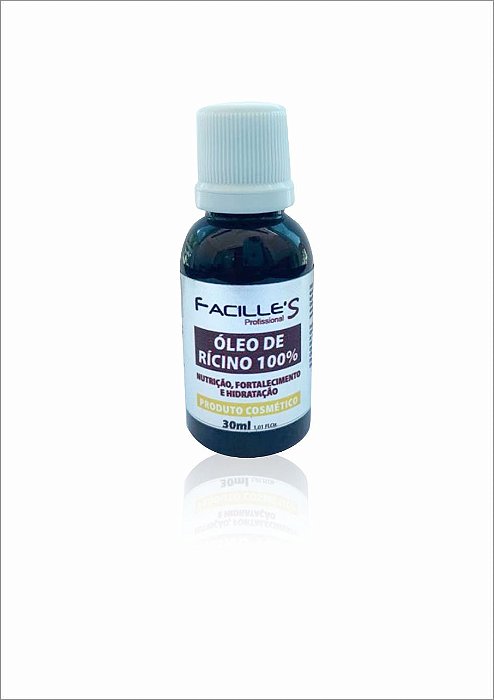 Óleo De Rícino 100% Puro 30ml Facilles