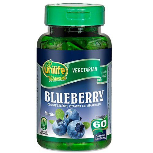 Blueberry Com Vitaminas e Minerais - 60 cápsulas