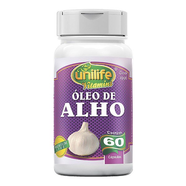Óleo de Alho - 60 cápsulas