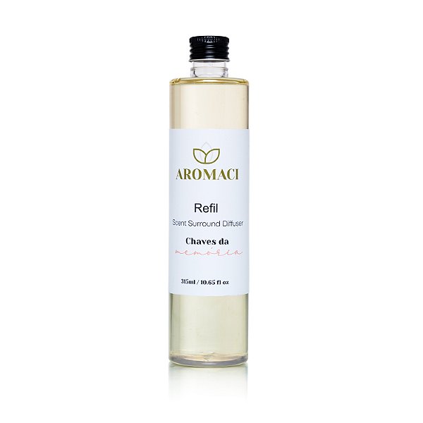 REFIL DIFUSOR DE AMBIENTE AROMACI + VARETAS | 315ML | CHAVES DA MEMÓRIA