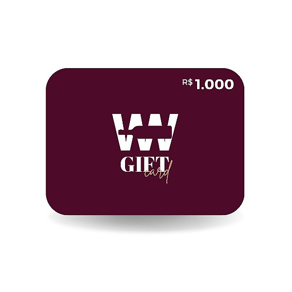GIFT CARD R$1000