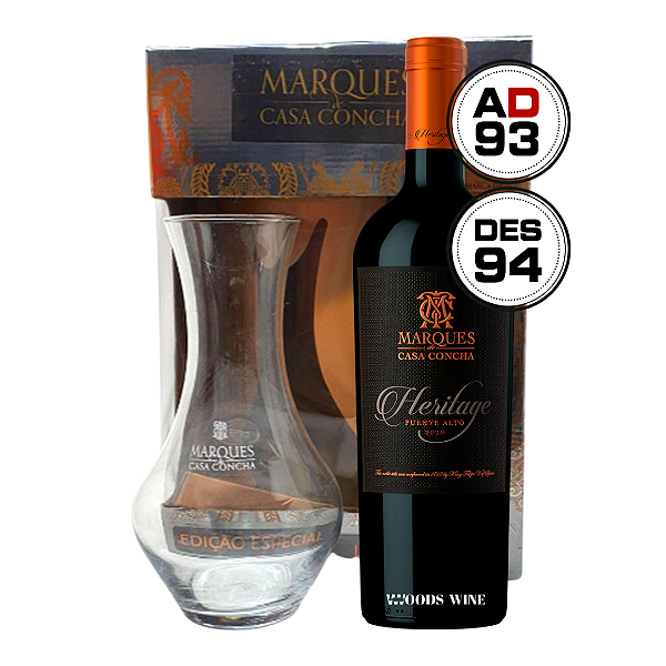 MARQUES CASA CONCHA HERITAGE 2020  + DECANTER