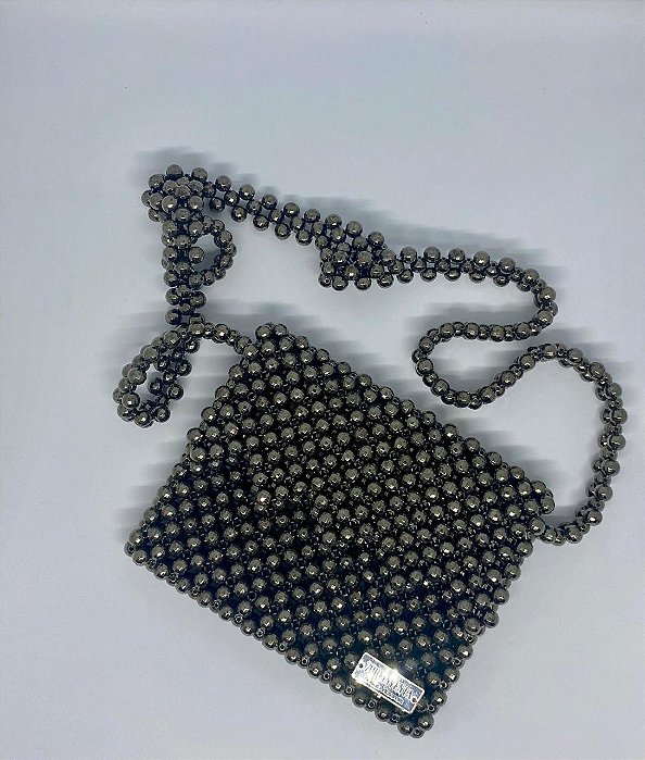 Mini Bag Diamantes Negros