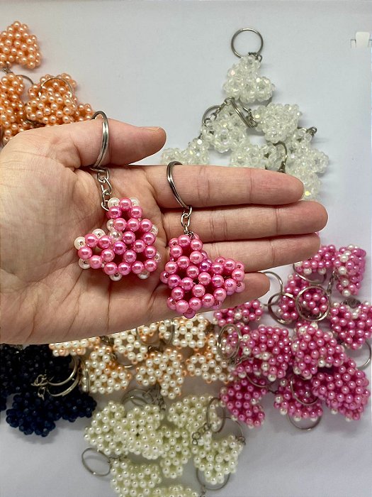 Dupla chaveiro de coração