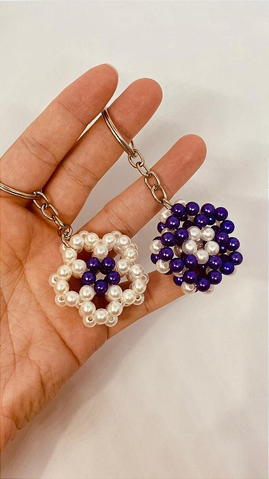 Dupla chaveiro Flor