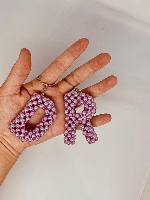 Dupla chaveiro de Letras