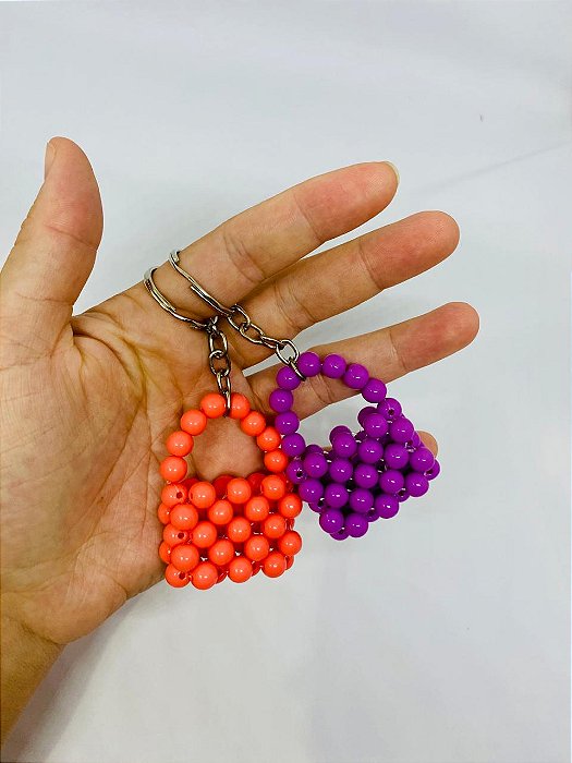 Dupla chaveiro de bolsa