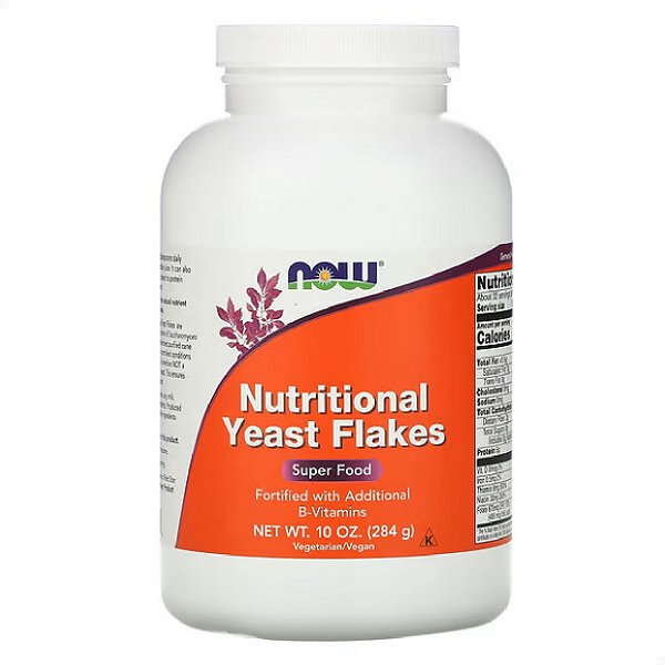 Levedura Nutricional Flocos Nutritional Yeast 284g  Now Foods