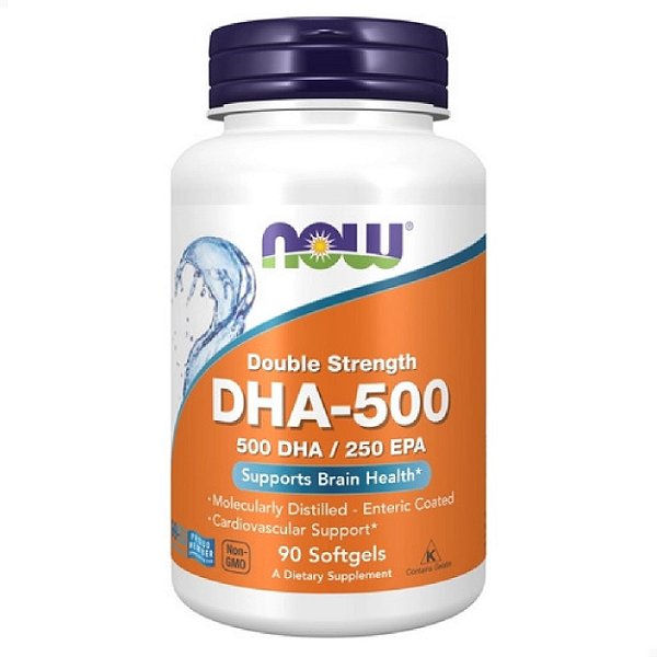 Ômega DHA 500mg 90 caps Now Foods